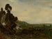 A rustic chapel in a valley - Théodore Rousseau — artwork view