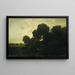 Twilight Painting - Théodore Rousseau — framed artwork on a wall