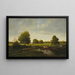 L'Abreuvoir - Théodore Rousseau — framed artwork on a wall