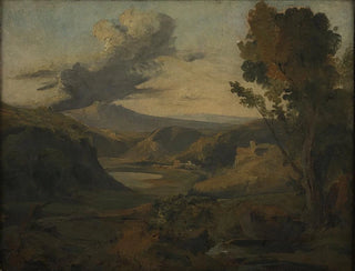 Landscape of Auvergne - Théodore Rousseau — artwork view