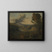 Landscape of Auvergne - Théodore Rousseau — framed artwork on a wall