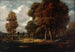 Landscape with figures - Théodore Rousseau — artwork view