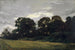 Landscape painting with trees - Théodore Rousseau — artwork view