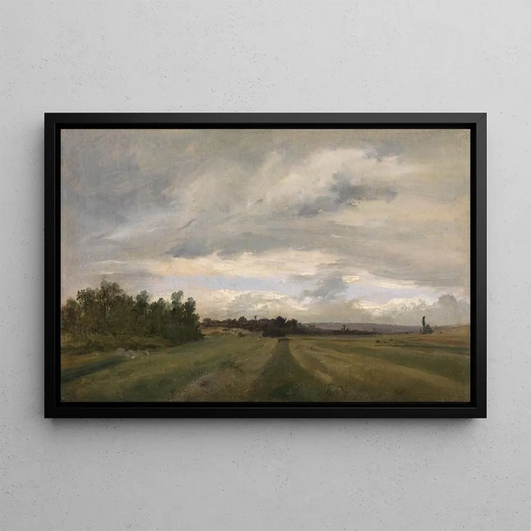 Landscape - Théodore Rousseau — framed artwork on a wall