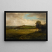Les moulins de la butte Montmartre - Théodore Rousseau — framed artwork on a wall