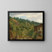 Landscape of Auvergne - Théodore Rousseau — framed artwork on a wall