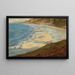 Beach near Mont-Saint-Michel - Théodore Rousseau — framed artwork on a wall