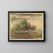 Return from the Fields - Théodore Rousseau — framed artwork on a wall