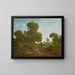 Spring Painting - Théodore Rousseau — framed artwork on a wall