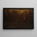 The winter forest at sunset - Théodore Rousseau — framed artwork on a wall