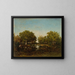 La mémoire de la piscine de la forêt de Chambord - Théodore Rousseau — framed artwork on a wall