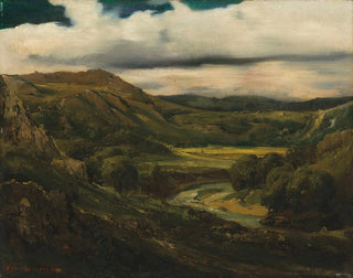Vallées et montagnes d'Auvergne - Théodore Rousseau — artwork view