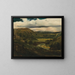Vallées et montagnes d'Auvergne - Théodore Rousseau — framed artwork on a wall