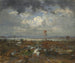 View of the Montmartre Hills - Théodore Rousseau — artwork view