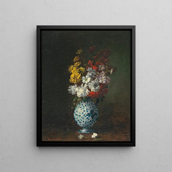 Blumenstück - Théodule Ribot — framed artwork on a wall