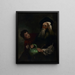 Lazarillo de Tormes and his blind master - Théodule Ribot — framed artwork on a wall
