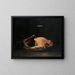 La bouteille vide - Théodule Ribot — framed artwork on a wall