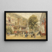 Queen Victoria opening the 1851 Universal Exhibition at the Crystal Palace in London - Thomas Abel Prior — framed artwork on a wall