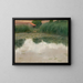 L'étang de nénuphars - Thomas Alexander Harrison — framed artwork on a wall