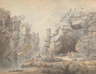 L'entrée nord du col de Gundecotta - Thomas Anburey — artwork view