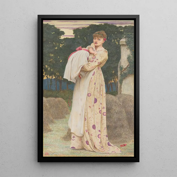 Haymaking Time - Thomas Armstrong — framed artwork on a wall