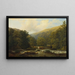Monsal Dale, Derbyshire - Thomas Baker — framed artwork on a wall
