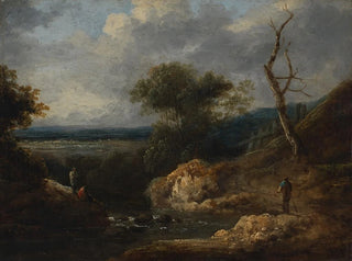 Small Landscape Painting - Thomas Barker — artwork view