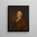 Portrait of Francis Steward 1743-1798 Mayor of Weymouth and Melcombe Regis - Thomas Beach — framed artwork on a wall