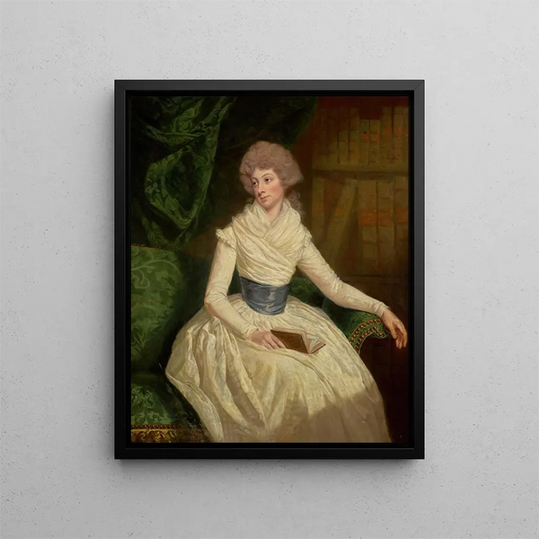 Portrait of Mrs. Maria Anne Penrudokke - Thomas Beach — framed artwork on a wall