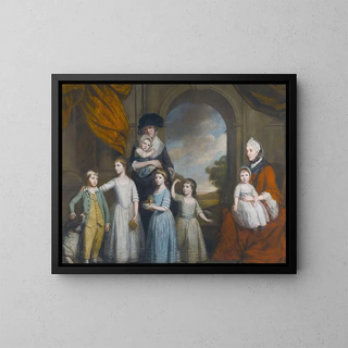 Portrait of William Craven's children, 6th Baron Craven - Thomas Beach — framed artwork on a wall