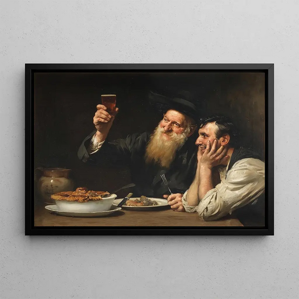 Rare Old Stingo - Thomas Benjamin Kennington — framed artwork on a wall