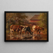 Under the Old Red Barn - Thomas Bigelow Craig — framed artwork on a wall