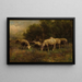 Sheep Grazing - Thomas Bigelow Craig — framed artwork on a wall