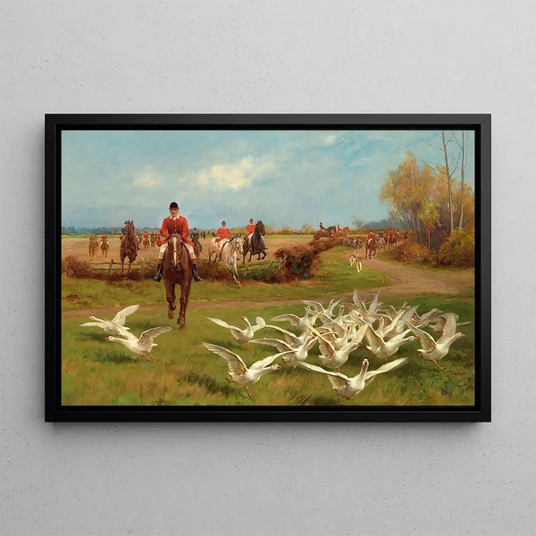 Loin, loin - Thomas Blinks — framed artwork on a wall
