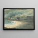 A sorry harbor surrounded by Moors - Thomas Bradshaw — framed artwork on a wall