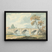 Pont de Catterick - Thomas Bradshaw — framed artwork on a wall