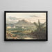 From the Beach Near Fort Blanc October 4, 1819 - Thomas Bradshaw — framed artwork on a wall