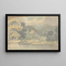Landscape near St Albans - Thomas Bradshaw — framed artwork on a wall