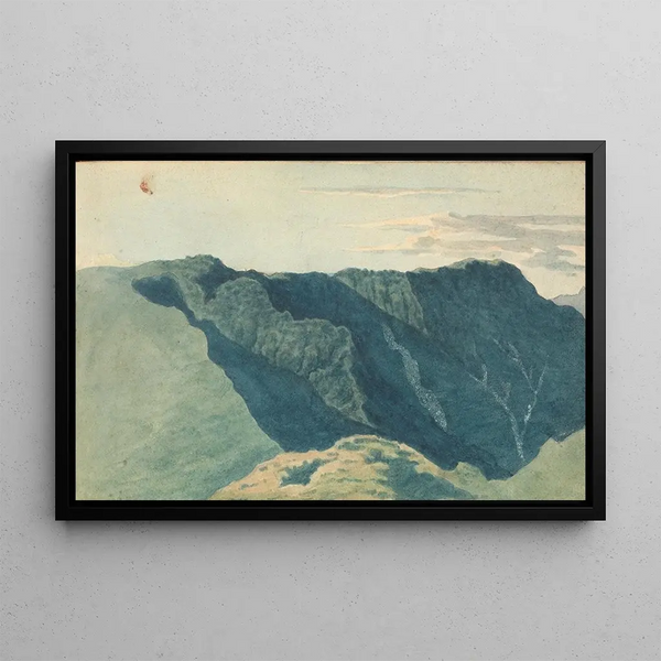 Mountain Landscape Painting - Thomas Bradshaw — framed artwork on a wall