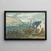 Coastal Scene Rock Painting - Thomas Bradshaw — framed artwork on a wall