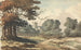 Rural scene painting with church - Thomas Bradshaw — artwork view