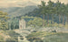Two houses along a road in the mountains - Thomas Bradshaw — artwork view