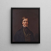 Self-portrait of Thomas Buchanan Read - Thomas Buchanan Read — framed artwork on a wall