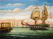Bay of New York at Sunset - Thomas Chambers — artwork view