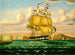 a steamship passing Williams Castle in New York Harbor - Thomas Chambers — artwork view