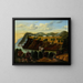View of West Point - Thomas Chambers — framed artwork on a wall