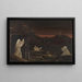 Morts se Levant des Tombes - Thomas Cole — framed artwork on a wall