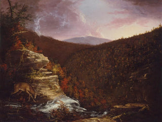 the Kaaterskill Falls summit - Thomas Cole — artwork view