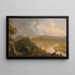 Sketch for View from Mount Holyoke, Northampton, Massachusetts after a Storm, The Meander - Thomas Cole — framed artwork on a wall