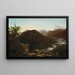 Sunrise in the Catskills - Thomas Cole — framed artwork on a wall